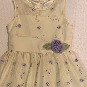 Ivory and Lavender dress